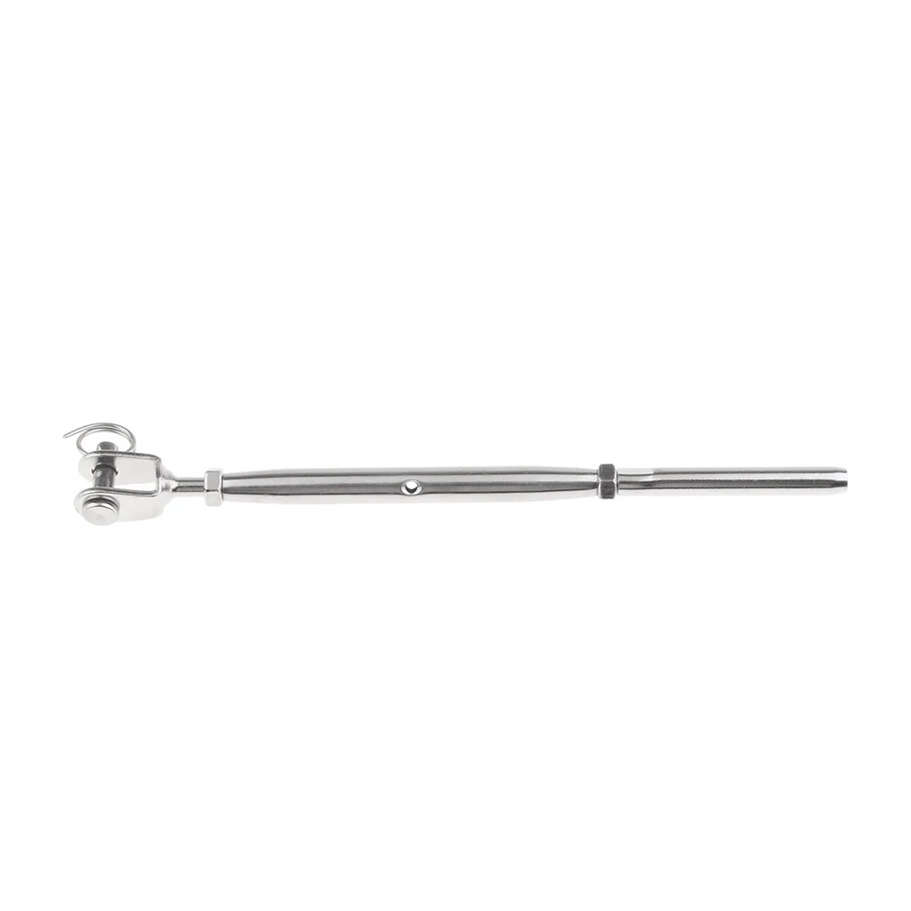 Stainless Steel 316 Turnbuckle Hand Swage Tensioner Cable Railing With Lag Screw