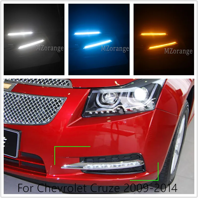 MIZIAUTO 2 Pcs LED Daytime Running Light 9LED DRL For Chevrolet Cruze 2009-2012 DRL With Turning Signal Dimmed Light
MIZIAUTO 2 Pcs LED Daytime Running Light 9LED DRL For Chevrolet Cruze 2009-2012 DRL With Turning Signal Dimmed Light