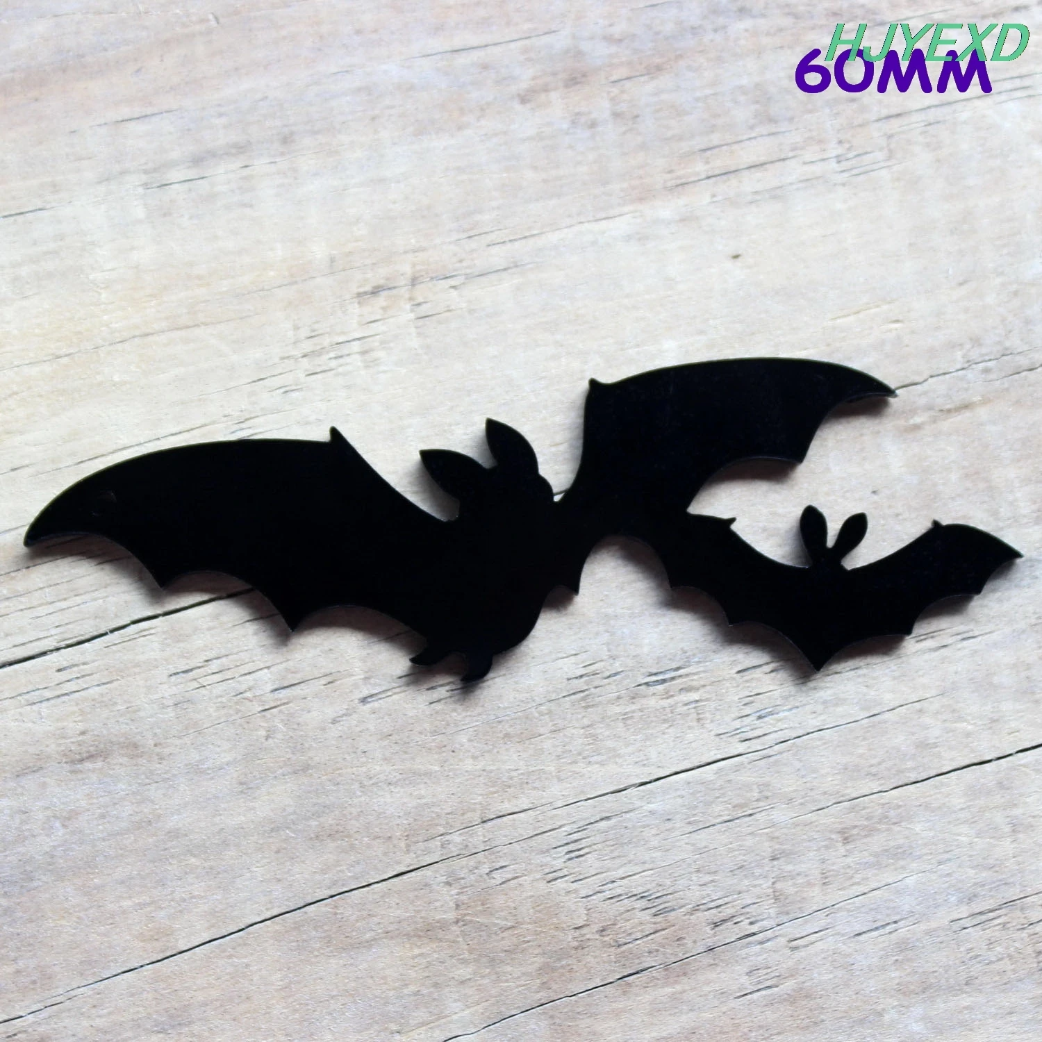 (10pcs/lot) 60mm Spooky Vampire Bat Brooch (NO Pin) Laser Cut Black Acrylic Halloween Ornaments Supplies 2.4"-AC1044B
(10pcs/lot) 60mm Spooky Vampire Bat Brooch (NO Pin) Laser Cut Black Acrylic Halloween Ornaments Supplies 2.4"-AC1044B