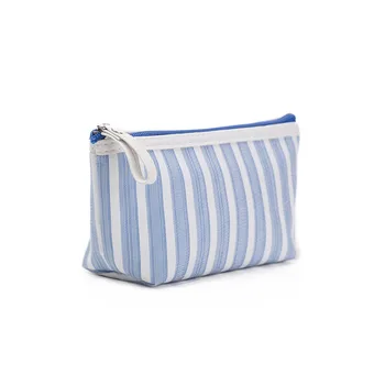 Fashion Women Waterproof Stripe Cosmetic Bag Portable Multifunctional Fold Dumplings Shape Wash Bag Travel Bag #YL5
Fashion Women Waterproof Stripe Cosmetic Bag Portable Multifunctional Fold Dumplings Shape Wash Bag Travel Bag #YL5
