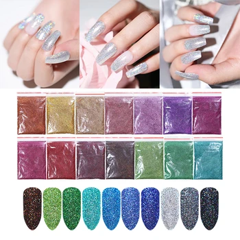 10/5g Nail Glitter Powder Laser Nail Art Shimmer Powder Purple Silver Shining Nail Powder Decoration 
10/5g Nail Glitter Powder Laser Nail Art Shimmer Powder Purple Silver Shining Nail Powder Decoration