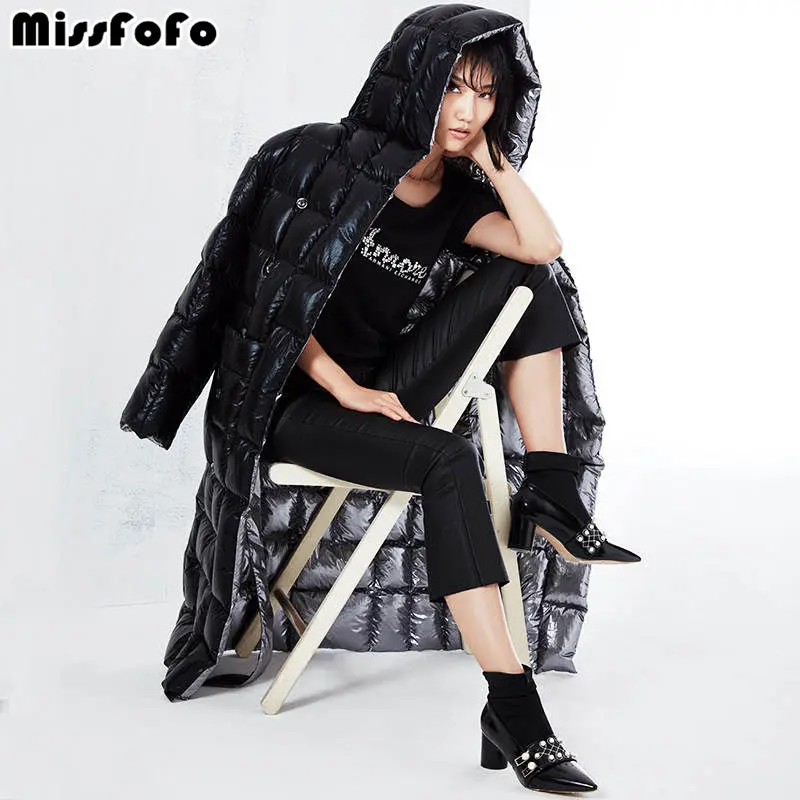 MissFoFo 2018 Women's Duck Down Jacket Wear On Both Sides Covered Button Sashes Size S-XL Very Cool Very Good Quality
MissFoFo 2018 Women's Duck Down Jacket Wear On Both Sides Covered Button Sashes Size S-XL Very Cool Very Good Quality