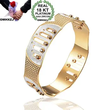 OMHXZJ Wholesale Personality Fashion OL Woman Girl Party Gift Silver Gold Geometric Hollow 18KT Gold Cuff Bangle Bracelet BR204
OMHXZJ Wholesale Personality Fashion OL Woman Girl Party Gift Silver Gold Geometric Hollow 18KT Gold Cuff Bangle Bracelet BR204