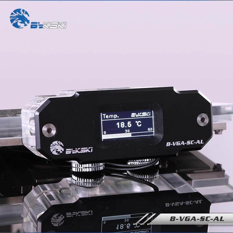 BYKSKI OLED Digital Display Water Temperature Meter use for GPU Block Adapter Add in Radiator G1/4'' Thermometer Sensor Fitting
BYKSKI OLED Digital Display Water Temperature Meter use for GPU Block Adapter Add in Radiator G1/4'' Thermometer Sensor Fitting