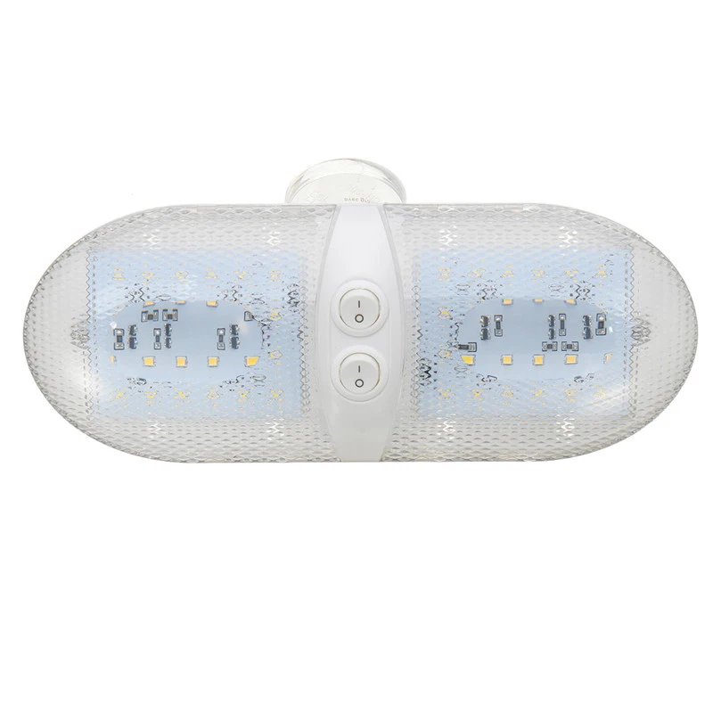 Car LED Interior Dome Light Plastic White Ceiling Reading Lamp for 12V RV Boat Yacht Camper
Car LED Interior Dome Light Plastic White Ceiling Reading Lamp for 12V RV Boat Yacht Camper