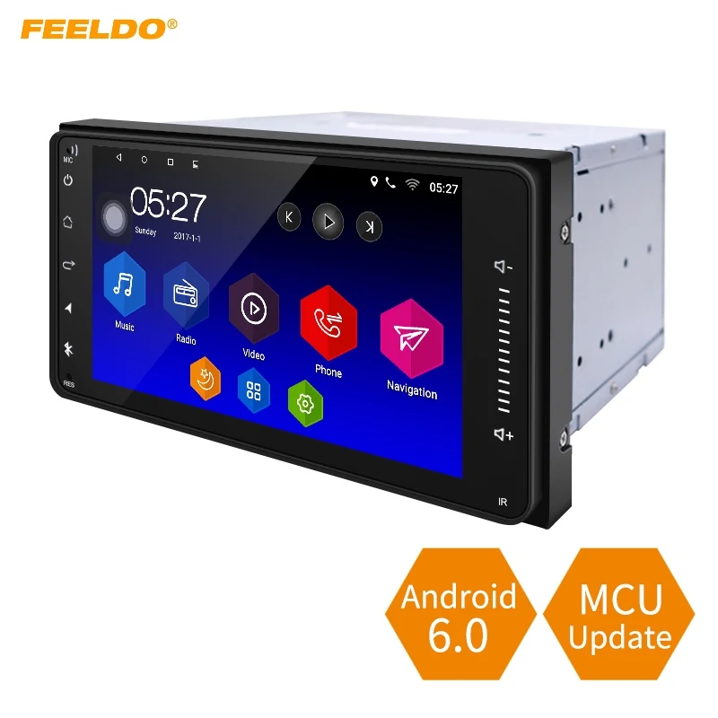 FEELDO 7inch Short Case Android 6.0 Quad Core Car With GPS Navi Radio For Toyota Universal 2DIN RAV4/Corolla/Camry/Land Cruiser
FEELDO 7inch Short Case Android 6.0 Quad Core Car With GPS Navi Radio For Toyota Universal 2DIN RAV4/Corolla/Camry/Land Cruiser