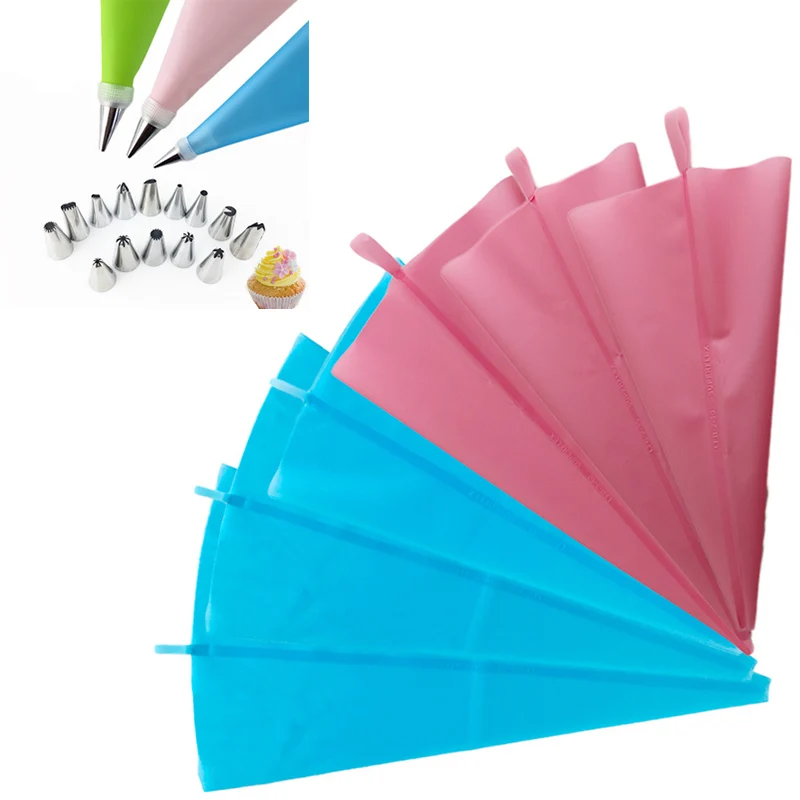 TPU Silicone Pastry Bag Tips DIY Cake Decorating Kitchen Baking Cake Tools Accessory Icing Piping Cream Pastry Bag 4 Size Choice
TPU Silicone Pastry Bag Tips DIY Cake Decorating Kitchen Baking Cake Tools Accessory Icing Piping Cream Pastry Bag 4 Size Choice