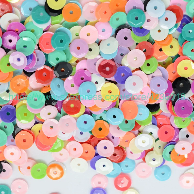 25g 6mm Solid Color Cup Round Shaped PVC Loose Sequins For Crafts Paillettes Sewing Decoration Handcraft Kid DIY Accessory
25g 6mm Solid Color Cup Round Shaped PVC Loose Sequins For Crafts Paillettes Sewing Decoration Handcraft Kid DIY Accessory