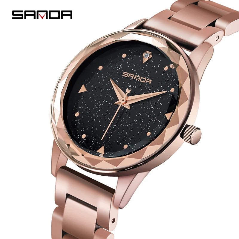 SANDA Gold Bracelet Quartz Watch Women Fashion Casual Women Watches Top Brand Luxury Stainless Steel Ladies Watch reloj mujer
SANDA Gold Bracelet Quartz Watch Women Fashion Casual Women Watches Top Brand Luxury Stainless Steel Ladies Watch reloj mujer