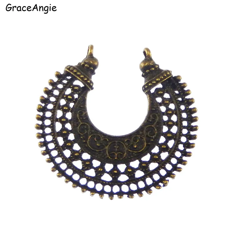 12PCS Antique Bronze Tone Alloy Crescent Shaped Pendant Bracelet Connectors Vintage Half Moon Charms 40*40*3MM GraceAngie 07390
12PCS Antique Bronze Tone Alloy Crescent Shaped Pendant Bracelet Connectors Vintage Half Moon Charms 40*40*3MM GraceAngie 07390