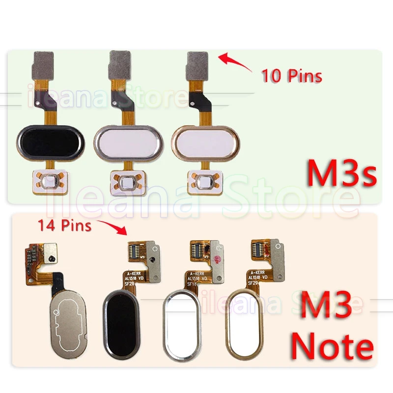 Home Back Key Button Touch ID Fingerprint Sensor Flex Cable For Meizu M3 Note M3s Phone Parts
Home Back Key Button Touch ID Fingerprint Sensor Flex Cable For Meizu M3 Note M3s Phone Parts