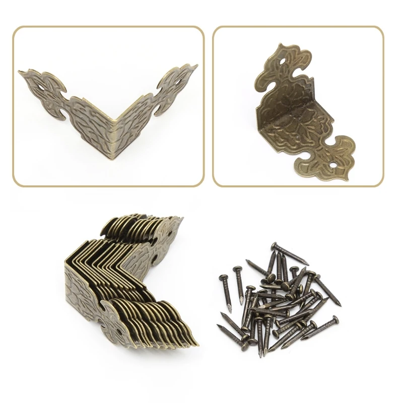 12xAntique Bronze Decorative Jewelry Box Wood Case Feet Leg Corner Protector
12xAntique Bronze Decorative Jewelry Box Wood Case Feet Leg Corner Protector