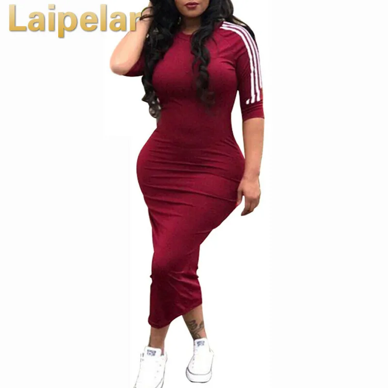 Women plus size dress vestidos 2019 Autumn dresses striped half sleeve street wear beach robe sexy midi bodycon dress Laipelar
Women plus size dress vestidos 2019 Autumn dresses striped half sleeve street wear beach robe sexy midi bodycon dress Laipelar