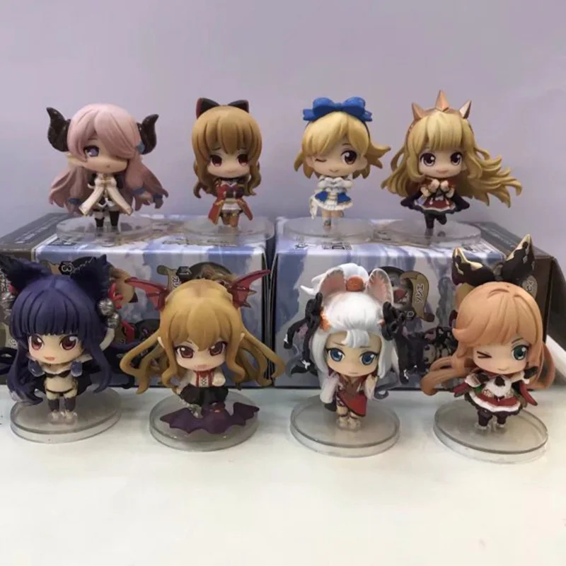 Granblue Fantasy 8pcs/set Mini Action Figures Crystalia Lily Lo Mary Lyria PVC figure Toys Brinquedos Anime 5CM
Granblue Fantasy 8pcs/set Mini Action Figures Crystalia Lily Lo Mary Lyria PVC figure Toys Brinquedos Anime 5CM