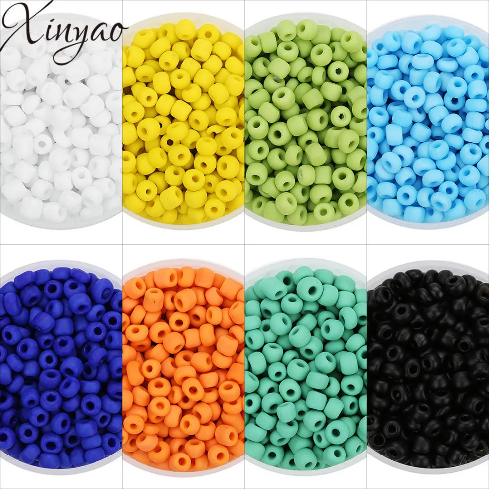 XINYAO 500Pcs 8 Colors Round Pure Color Glass Beads 4mm Seedbeads Loose Spacer Crystal Beads For Jewelry Makings Perles Berloque
XINYAO 500Pcs 8 Colors Round Pure Color Glass Beads 4mm Seedbeads Loose Spacer Crystal Beads For Jewelry Makings Perles Berloque