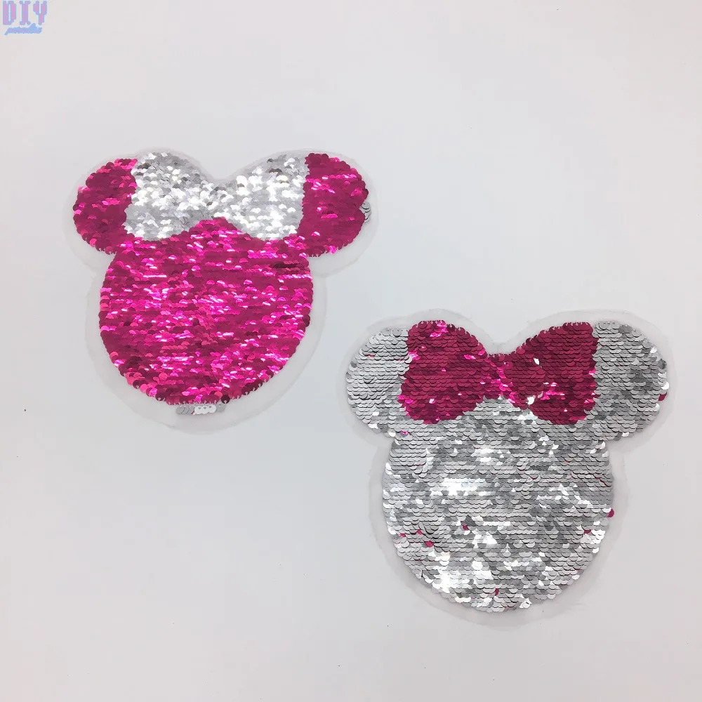 10pcs MICKEY Reverse Sequins Sew On Patches for clothes kids Clothing cat dog Reversible Change Color Patch Applique
10pcs MICKEY Reverse Sequins Sew On Patches for clothes kids Clothing cat dog Reversible Change Color Patch Applique