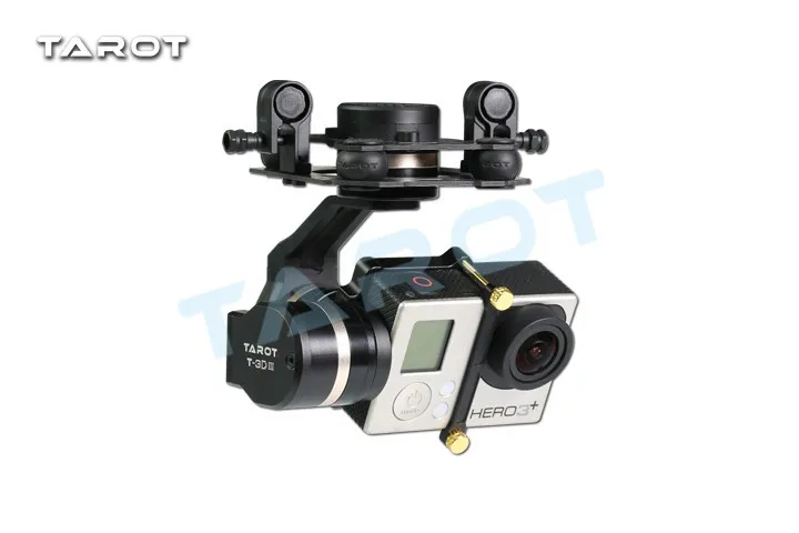 

Tarot TL3T01 Update from T4-3D 3D Metal 3-axis Brushless Gimbal for GOPRO 4 3+for Gopro3 FPV Photography F17391