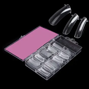 Shellhard 100pcs/box Fake Nails Manicure Dual Nail Tips DIY Nail Art System Form UV Acrylic False Clear Tips For Nail Art Tool
Shellhard 100pcs/box Fake Nails Manicure Dual Nail Tips DIY Nail Art System Form UV Acrylic False Clear Tips For Nail Art Tool