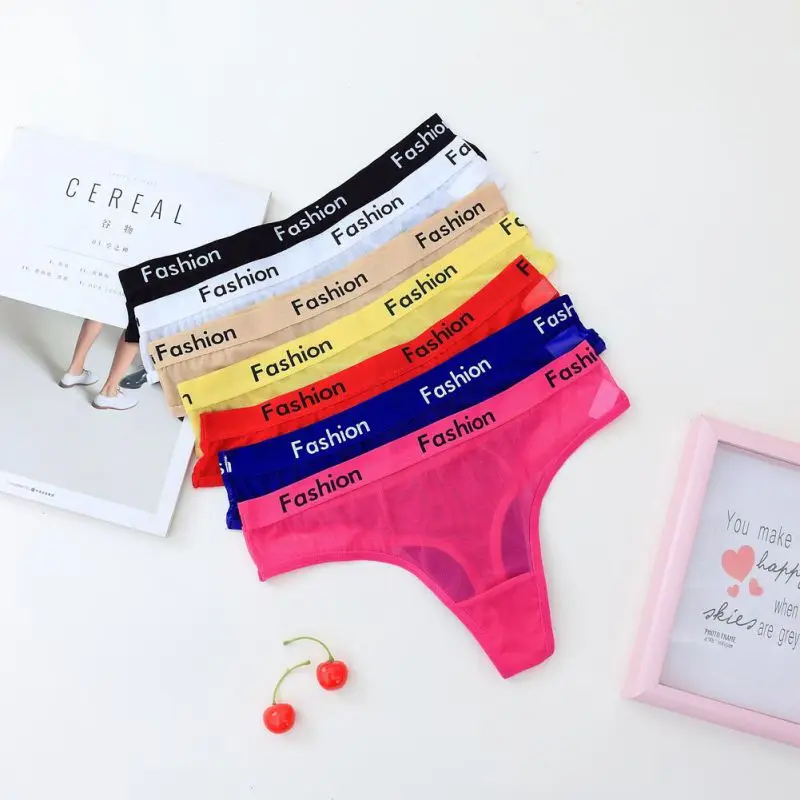 Sexy Seamless G-String Transparent Underwear Women Mesh Breathable Lingerie Female underwear String
Sexy Seamless G-String Transparent Underwear Women Mesh Breathable Lingerie Female underwear String