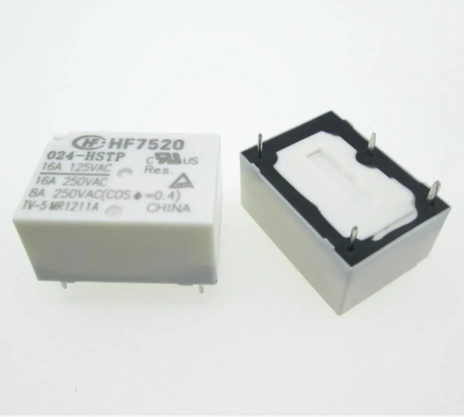 NEW 24V relay HF7520 024-HSTP HF7520-024-HSTP HF7520024HSTP HF7520-024HSTP 024HSTP 24V 24VDC DC24V 16A 250VAC DIP4 20PCS/LOT
NEW 24V relay HF7520 024-HSTP HF7520-024-HSTP HF7520024HSTP HF7520-024HSTP 024HSTP 24V 24VDC DC24V 16A 250VAC DIP4 20PCS/LOT