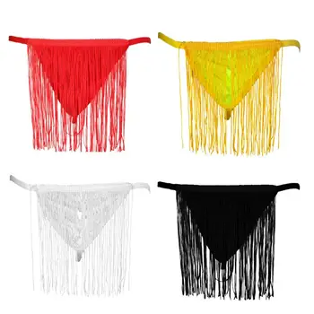 Mens Sexy Lingerie G-String T-Back Solid Color See Through Underwear Long Fringe Tassels Briefs Low Waist Bulge Pouch Thongs
Mens Sexy Lingerie G-String T-Back Solid Color See Through Underwear Long Fringe Tassels Briefs Low Waist Bulge Pouch Thongs