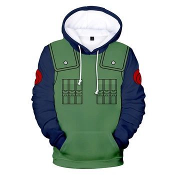 Naruto clothes Hatake Kakashi cos hot autumn and winter hooded sweatshirt coat unisex couple parent-child role-playing
Naruto clothes Hatake Kakashi cos hot autumn and winter hooded sweatshirt coat unisex couple parent-child role-playing