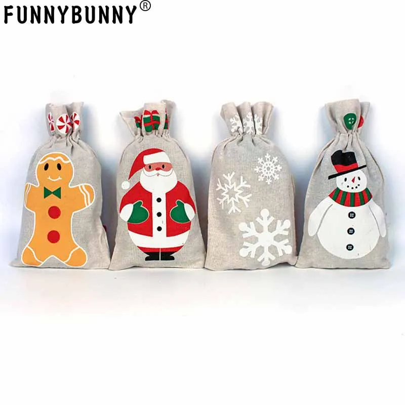 FUNNYBUNNY Christmas Canvas Holiday Gift Drawstring Bag Random Assortment for Christmas Party Favors Treats SantaSackStickingBag
FUNNYBUNNY Christmas Canvas Holiday Gift Drawstring Bag Random Assortment for Christmas Party Favors Treats SantaSackStickingBag