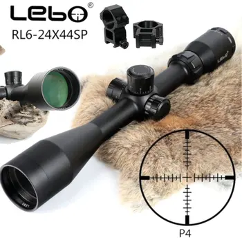 LEBO 6-24x44 Hunting Rifle Scope P4 Glass Etched Reticle Side Parallax Adjustment Riflescopes by Accu-Lock Black Matte Finish
LEBO 6-24x44 Hunting Rifle Scope P4 Glass Etched Reticle Side Parallax Adjustment Riflescopes by Accu-Lock Black Matte Finish