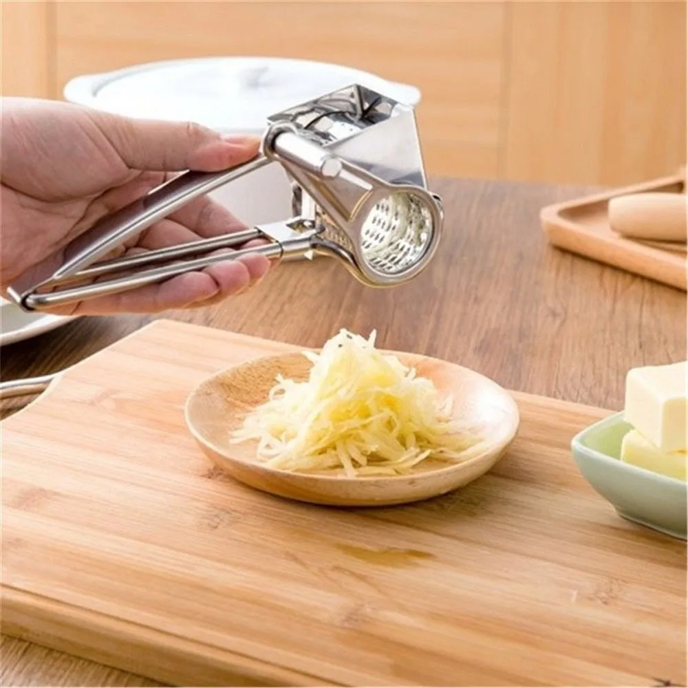 Cheese Grater Rotory with Container Stainless Steel Hand-Crank Rotary Shredder creative kichen tools home decoration accessories
Cheese Grater Rotory with Container Stainless Steel Hand-Crank Rotary Shredder creative kichen tools home decoration accessories