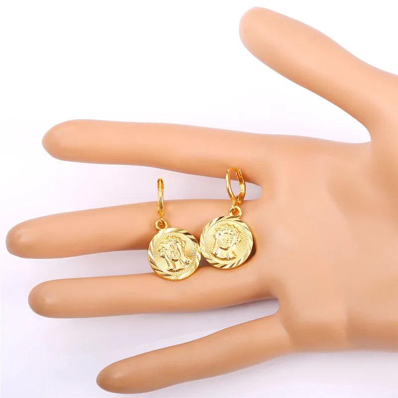 Kpop Gold/Silver Color Round Earrings For Women Christian Jewelry Gift 2016 Classic Coin Earrings E236
Kpop Gold/Silver Color Round Earrings For Women Christian Jewelry Gift 2016 Classic Coin Earrings E236