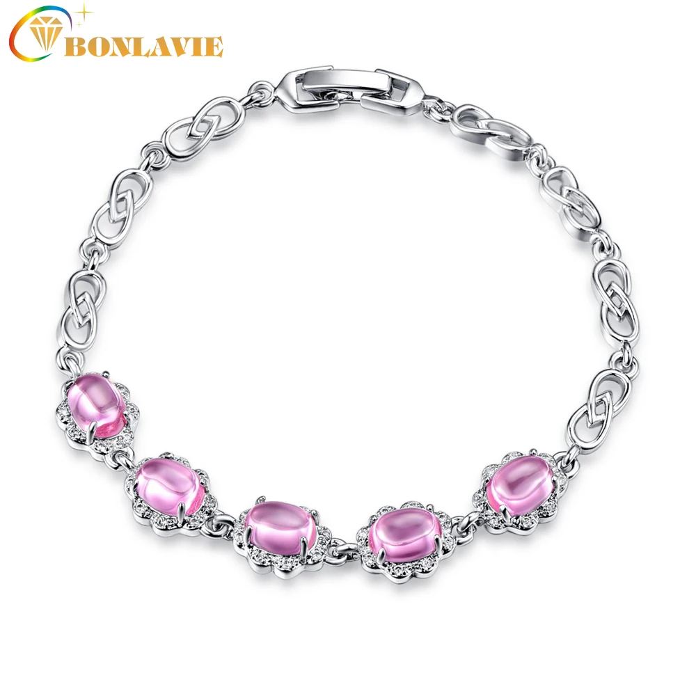 Silver Color Top Quality Water Drop Pink Zircon Crystal Bangle & Bracelet For Women Pulseira Feminina Ladies Accessories
Silver Color Top Quality Water Drop Pink Zircon Crystal Bangle & Bracelet For Women Pulseira Feminina Ladies Accessories