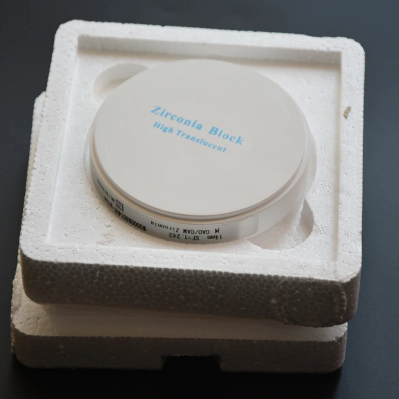 1 Piece Wieland System CAD/CAM OD98*10/12/14/16/18/20/22/25mm Dental Zirconia Ceramic Blocks for Making Porcelain Teeth UT
1 Piece Wieland System CAD/CAM OD98*10/12/14/16/18/20/22/25mm Dental Zirconia Ceramic Blocks for Making Porcelain Teeth UT