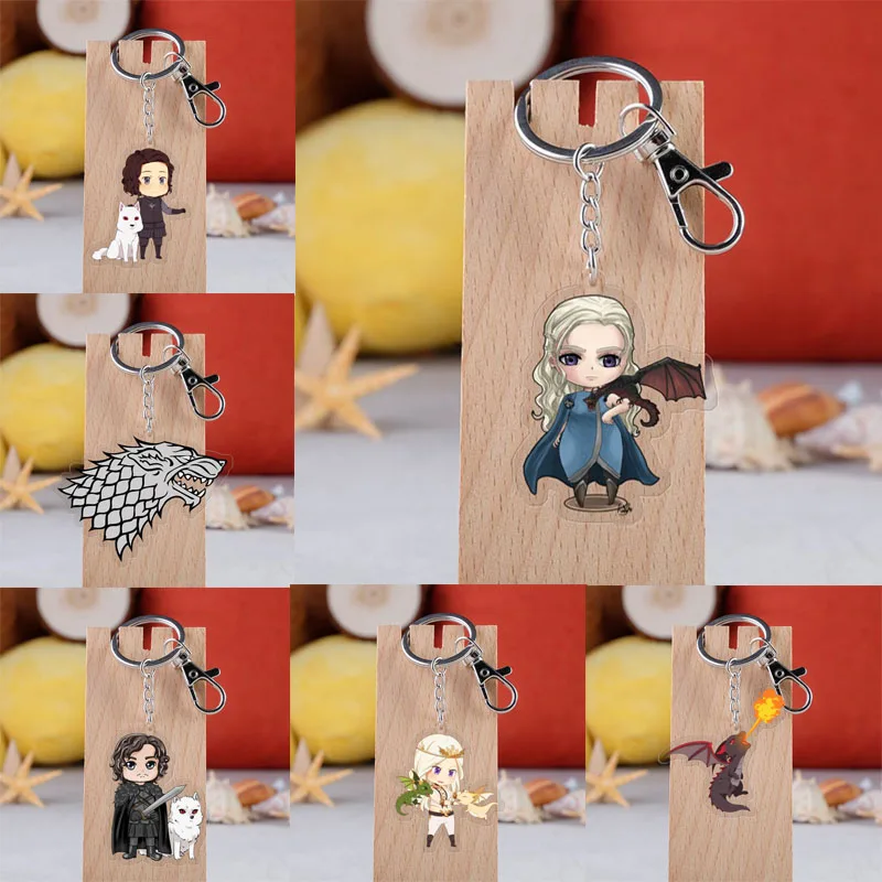 Game of Thrones Jon Snow Dragon Acrylic Keychain Stark Song of Ice and Fire Targaryen Family Pendant Keyring
Game of Thrones Jon Snow Dragon Acrylic Keychain Stark Song of Ice and Fire Targaryen Family Pendant Keyring