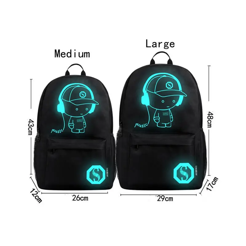 2018 High Quality Unisex Light Preppy Teenagers Luminous Cartoon School Bags Student Backpack For Teenagre Travel Softback
2018 High Quality Unisex Light Preppy Teenagers Luminous Cartoon School Bags Student Backpack For Teenagre Travel Softback