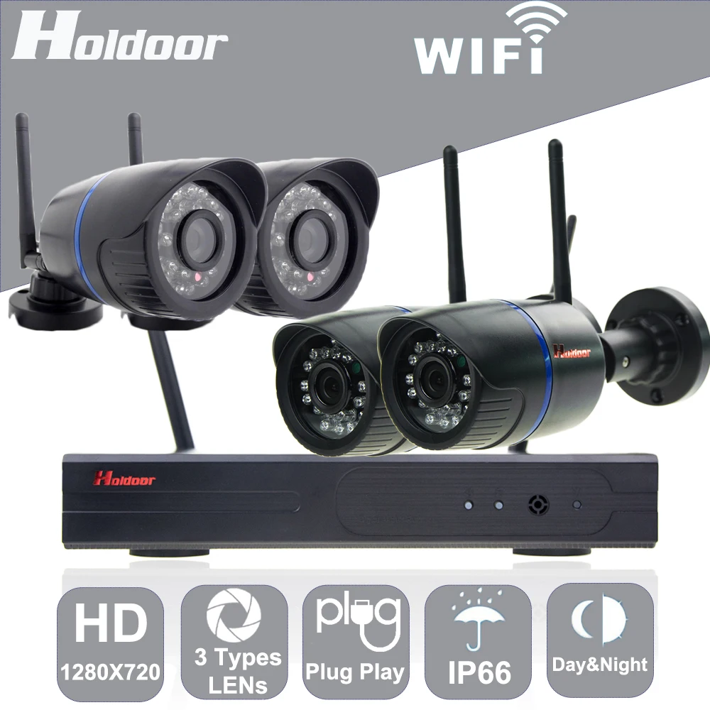 WiFi Wireless NVR Kit Security System 720P mix Lens Network Camera Kit Wired Network Waterproof IP65 Night Vision P2P Plug Play
WiFi Wireless NVR Kit Security System 720P mix Lens Network Camera Kit Wired Network Waterproof IP65 Night Vision P2P Plug Play
