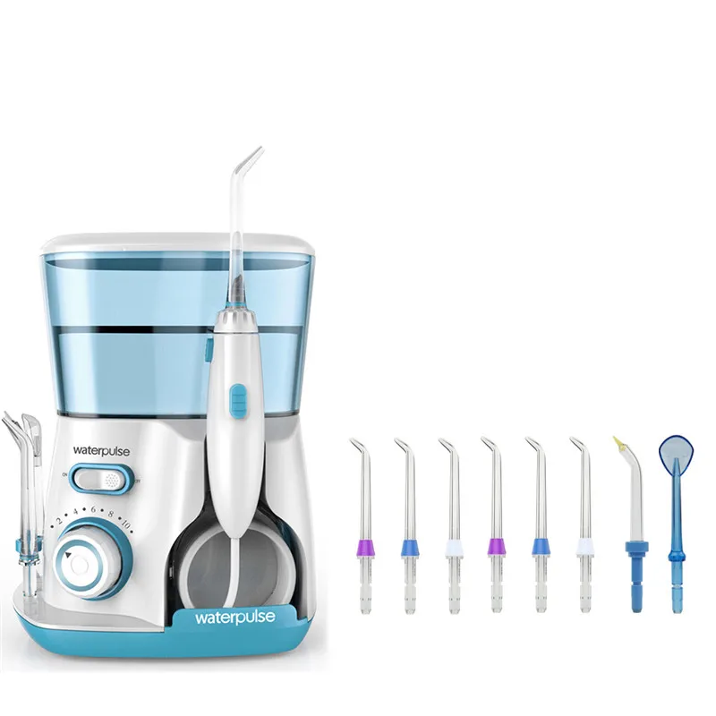 Oral Irrigator 8pc Tips Dental Flosser 800ml Dental Irrigator Powerful Flosser Dental Water Jet Oral Hygiene Tooth Flosser V300
Oral Irrigator 8pc Tips Dental Flosser 800ml Dental Irrigator Powerful Flosser Dental Water Jet Oral Hygiene Tooth Flosser V300