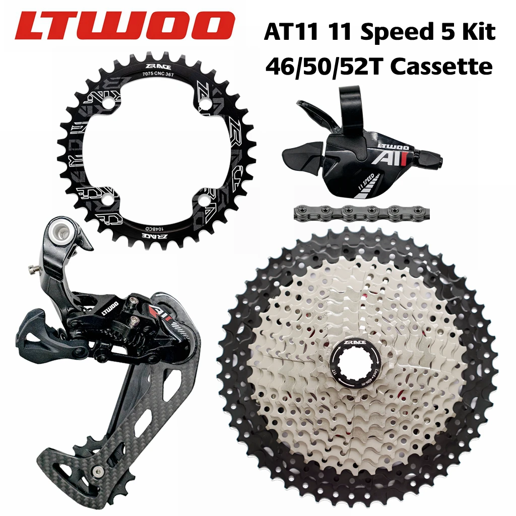 LTWOO AT11 11 Speed Trigger Shifter + Rear Derailleur 11s + ZRACE Cassette 52T / Chainring + SUMC S11 Chain, PCR BEYOND M8000
LTWOO AT11 11 Speed Trigger Shifter + Rear Derailleur 11s + ZRACE Cassette 52T / Chainring + SUMC S11 Chain, PCR BEYOND M8000
