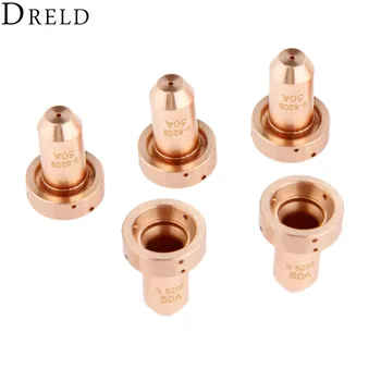 DRELD 5Pcs Plasma Nozzle Tip 9-8209 For SL60 SL100 Plasma Cutter Torch Consumables Accessories 50A Welding Soldering Supplies 
DRELD 5Pcs Plasma Nozzle Tip 9-8209 For SL60 SL100 Plasma Cutter Torch Consumables Accessories 50A Welding Soldering Supplies