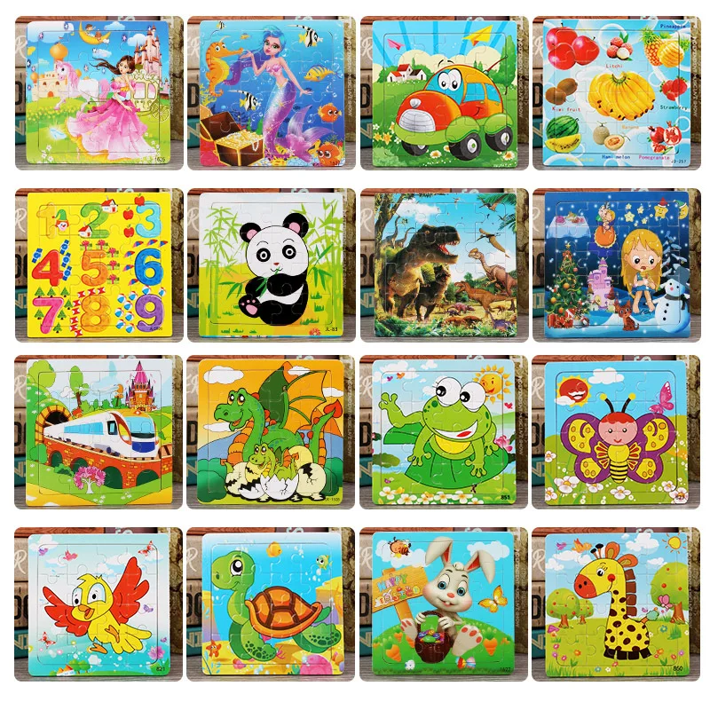 Hot Sale 16 Slice Small Piece Puzzle Toy Children Animals and Vehicle Wooden Puzzle Jigsaw Baby Educational Toys for Kids Gift
Hot Sale 16 Slice Small Piece Puzzle Toy Children Animals and Vehicle Wooden Puzzle Jigsaw Baby Educational Toys for Kids Gift