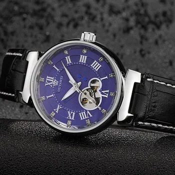 OUYAWEI Top Brand Luxury Royal Diamond Design Black Gold Watch Montre Homme Mens Watches Relogio Male Skeleton Mechanical Watch
OUYAWEI Top Brand Luxury Royal Diamond Design Black Gold Watch Montre Homme Mens Watches Relogio Male Skeleton Mechanical Watch