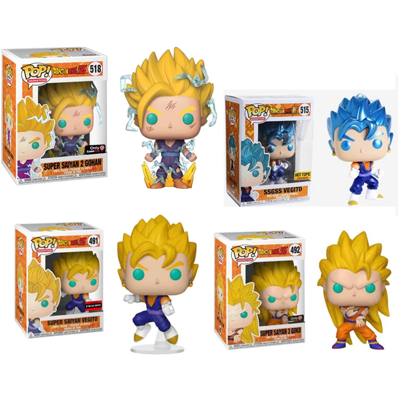 Funko POP DRAGON BALL SSGSS VEGITO SUPER SAIYAN GOHAN GOKU PVC Action Figure Collectible Model toys for chlidren
Funko POP DRAGON BALL SSGSS VEGITO SUPER SAIYAN GOHAN GOKU PVC Action Figure Collectible Model toys for chlidren