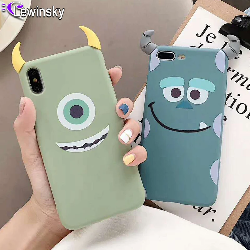Cute 3D Monsters University cartoon ear phone case for iPhone 6 6s 7 8 plus X XS XR XS MAX Back Cover Cool Shell Shockproof
Cute 3D Monsters University cartoon ear phone case for iPhone 6 6s 7 8 plus X XS XR XS MAX Back Cover Cool Shell Shockproof