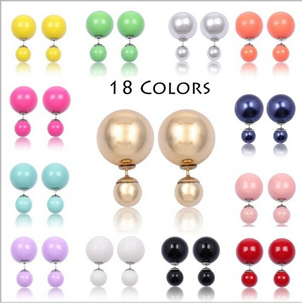 2015 Candy Piercing Statement Wedding Stud Earrings Brincos Perle Pendientes Boucles Double Pearl Earrings pendiente for women
2015 Candy Piercing Statement Wedding Stud Earrings Brincos Perle Pendientes Boucles Double Pearl Earrings pendiente for women