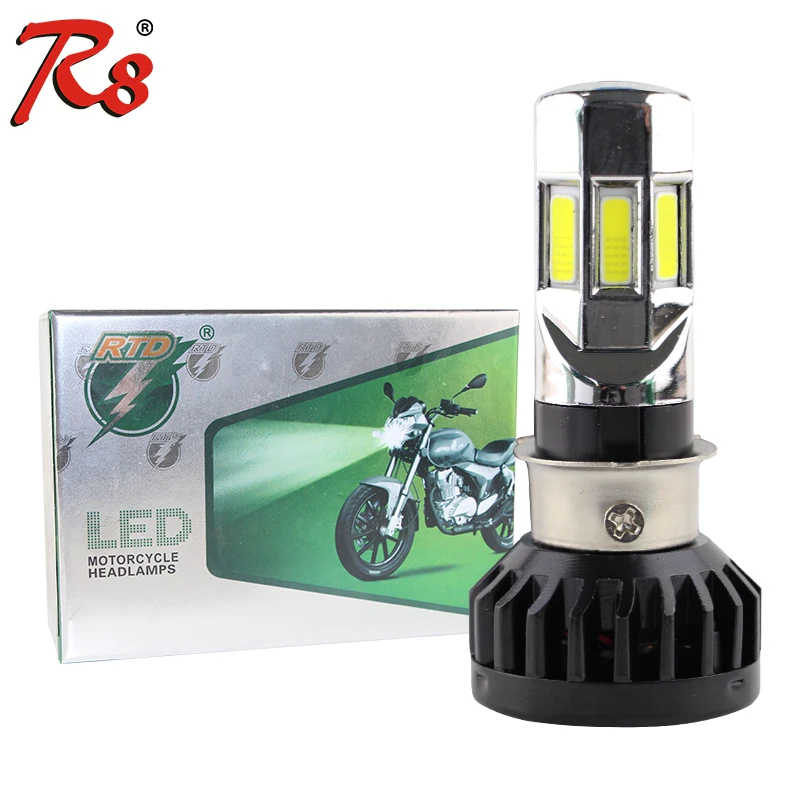 Rtd Универсальный светодиодный фонарь для мотоцикла M02E H4 HS1 BA20D P15D H6 3500LM 35 Вт всех