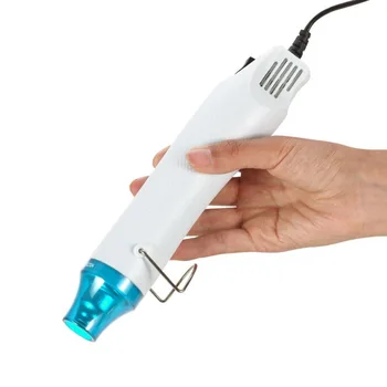 Mini Hot Air Gun for Heat Shrink Tubing Drying Paint DIY Embossing Shrink Wrapping 110/220V US EU Plug 300w Power Mini Heat Gun