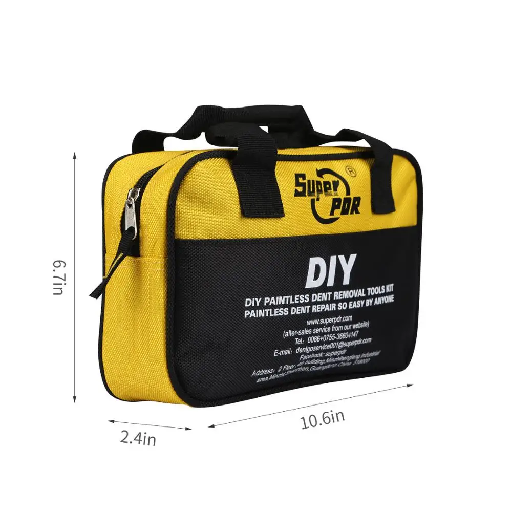 Protable Tool Bag For Auto DIY Super PDR Tool Bags For Pulling Bridge Slide Hammer Dent Repair Tools Auto Bags For Screwdrivers
Protable Tool Bag For Auto DIY Super PDR Tool Bags For Pulling Bridge Slide Hammer Dent Repair Tools Auto Bags For Screwdrivers