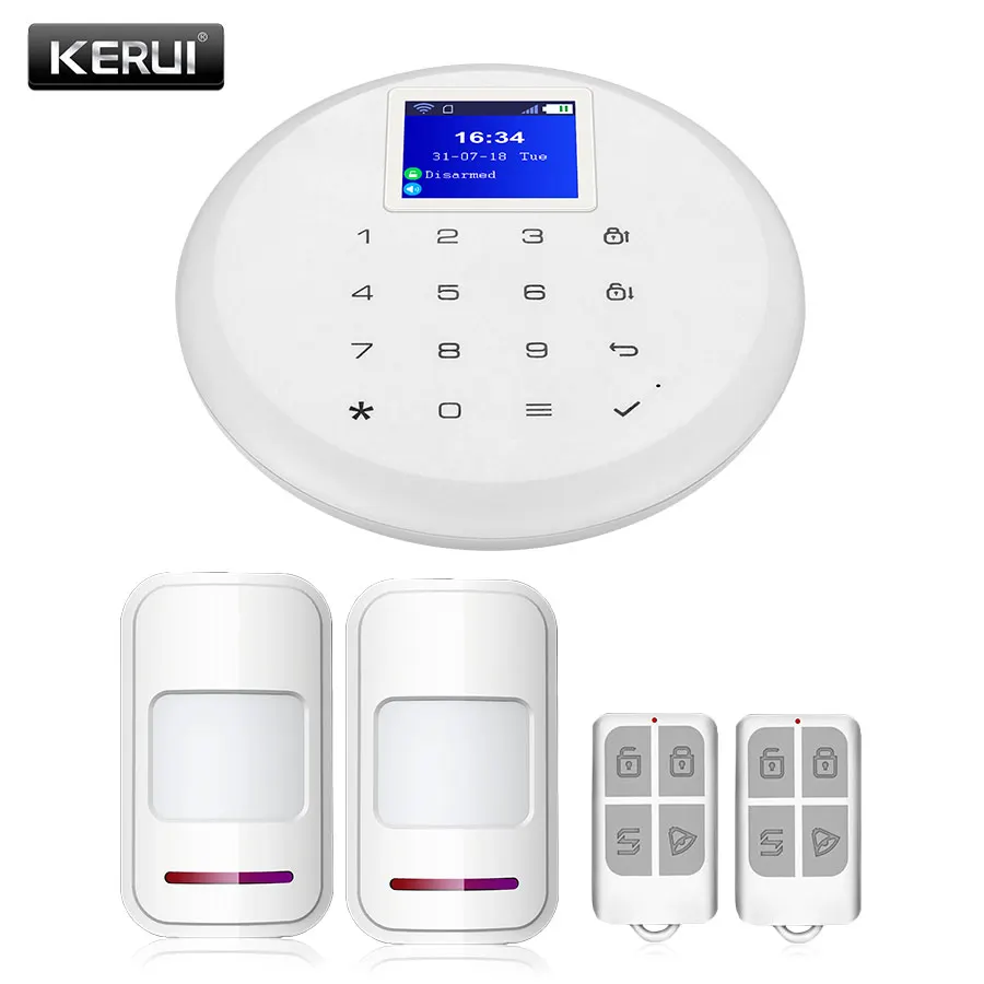 KERUI W17 Home Touch Screen 6 Language IOS Android APP Control Burglar Alarm System Suit Wireless WiFi GSM Security Alarm System
KERUI W17 Home Touch Screen 6 Language IOS Android APP Control Burglar Alarm System Suit Wireless WiFi GSM Security Alarm System