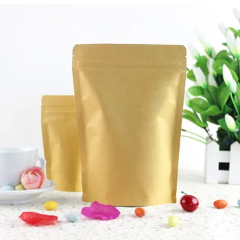 DHL 4.3''x7.3'' (11*18.5cm) Brown Kraft Paper Aluminum Foil Pouch Valve Ziplock Stand Up Packing Bags For Party Food Storage Bag
DHL 4.3''x7.3'' (11*18.5cm) Brown Kraft Paper Aluminum Foil Pouch Valve Ziplock Stand Up Packing Bags For Party Food Storage Bag
