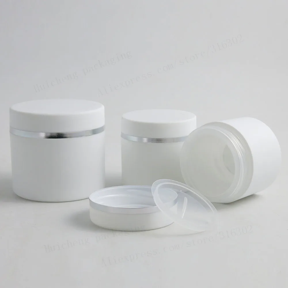 12 X 30g 50g 100g Traveel PP white double wall frosted cream cosmetic jar container bottles 1oz White Cosmetic Packaging
12 X 30g 50g 100g Traveel PP white double wall frosted cream cosmetic jar container bottles 1oz White Cosmetic Packaging