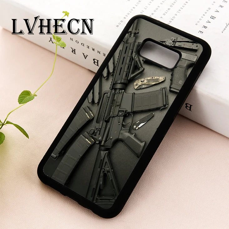 LvheCn TPU Skin phone case cover for Samsung Galaxy S5 S6 S7 S8 S9 S10 EDGE PLUS S10e lite Note 5 8 9 Weapons Rifle Guns Ammo
LvheCn TPU Skin phone case cover for Samsung Galaxy S5 S6 S7 S8 S9 S10 EDGE PLUS S10e lite Note 5 8 9 Weapons Rifle Guns Ammo